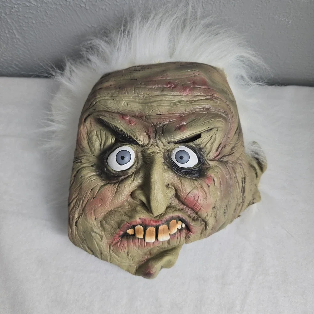 PMG Halloween Mask Old Man Mad Scientist Scary Elderly Spooky 2006
